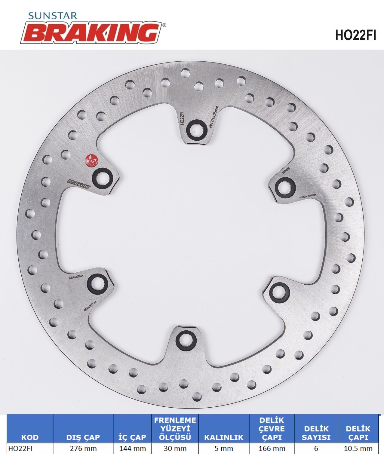 Honda CBR 125 R YUVARLAK FREN DİSKİ