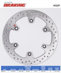 Honda CBR 125 R YUVARLAK FREN DİSKİ