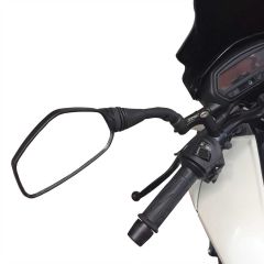 GP Kompozit Bajaj Pulsar NS 200 2011-2024 Uyumlu Ayna Genişletme Siyah