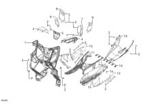 YUKİ STORM 125 ALT MARŞBİYEL SOL NARDO GRİ