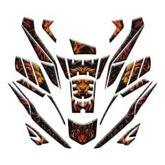 HONDA PCX 2025 UYUMLU TANK PAD SET 009