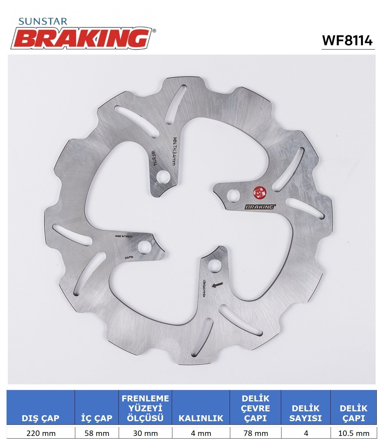 Honda MSX 125 HONDA MSX 125 DALGALI ÖN FREN DİSKİ