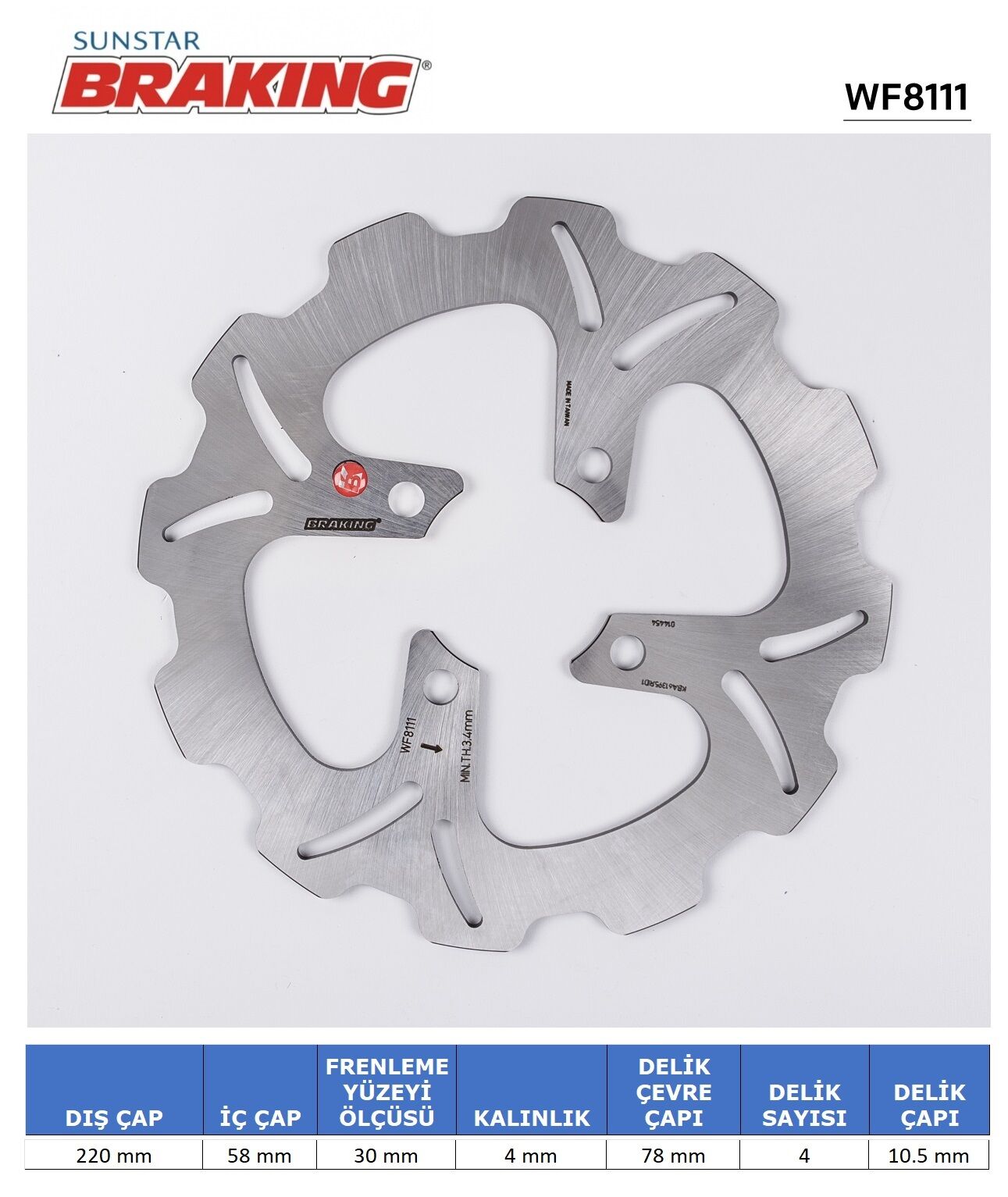 Honda PCX 125 HONDA PCX 125-150 DALGALI ÖN FREN DİSKİ