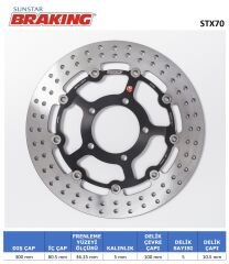 Kawazaki Z 10000 KAWASAKI YUVARLAK ÖN FREN DİSKİ