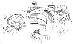 YUKİ GP-1 TARO 250R YAKIT TANKI KIRMIZI