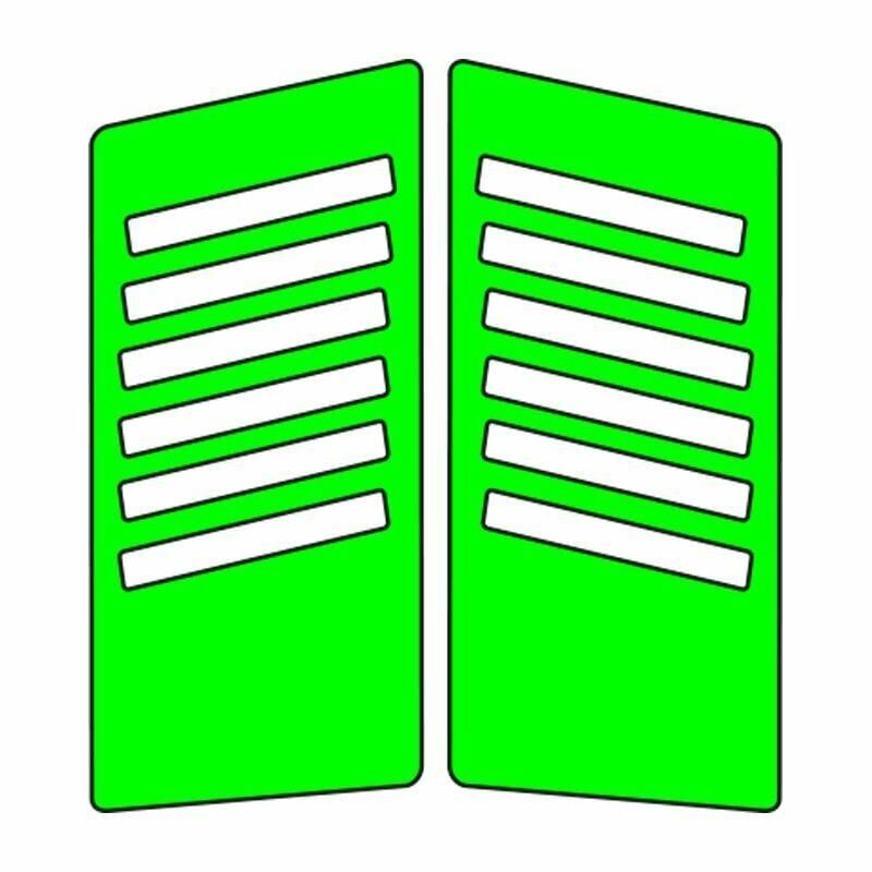 CG FLORASAN YEŞİL YAN KAPAK STİCKER