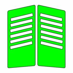 CG FLORASAN YEŞİL YAN KAPAK STİCKER