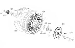 YUKİ LEGEND ÖN TEKER MİLİ