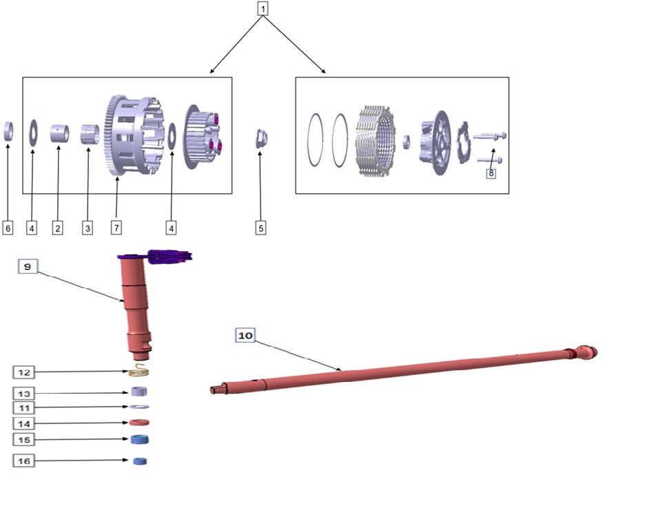 VOGE 900DSX DEBRİYAJ AYIRMA PİMİ