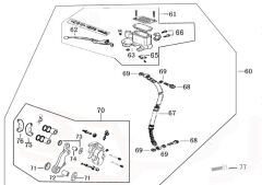YUKİ LEGEND ÖN KALİPER KOMPLE
