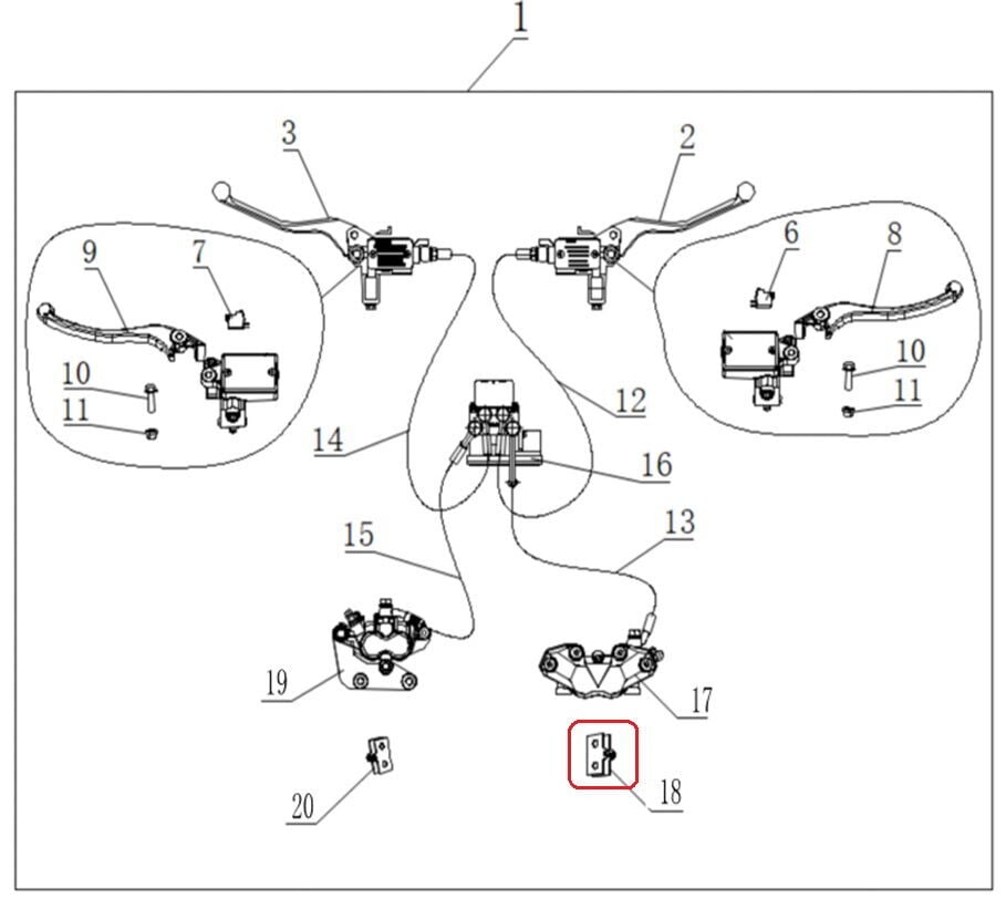 REGAL RAPTOR Xsuv 250 Ön Fren Balatası