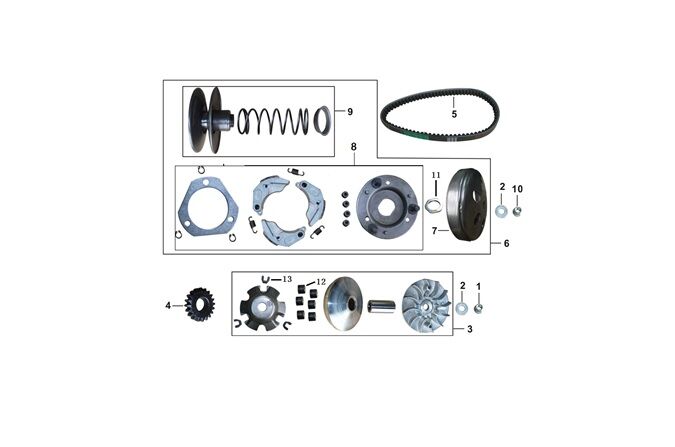 TRİGER KAYIŞI 835 ( RİSOTTO 125 )