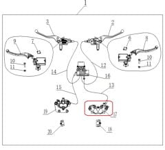 REGAL RAPTOR Xsuv 250 Ön Fren Alt Merkez