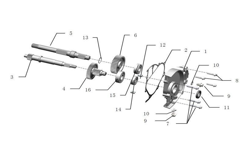 YUKİ STORM 125 ŞANZIMAN DİŞLİSİ