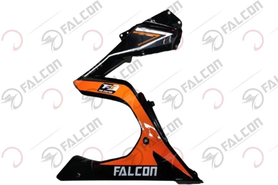 Falcon Fr 250 Racıng Far Karenajı Alt Parça Turuncu Büyük Sol