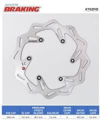 Husqvarna FC / FE 450 DALGALI ÖN FREN DİSKİ