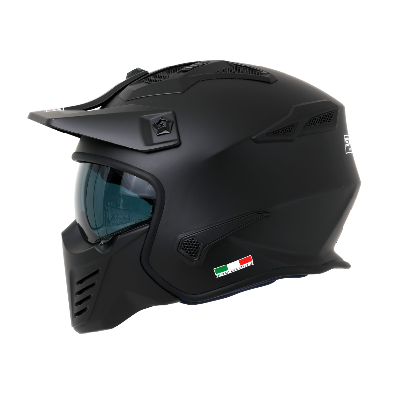 SWAY SW 726X TOKYO Matt Black Moduler Kask