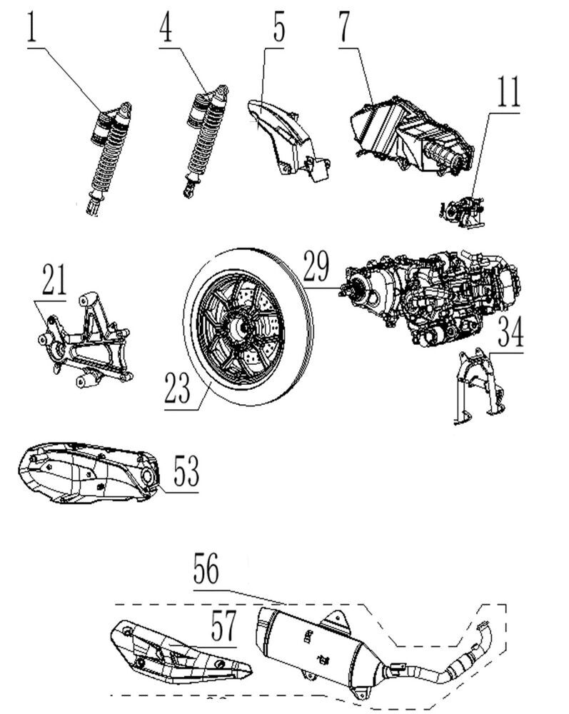 REGAL RAPTOR Xsuv 250 Arka Disk
