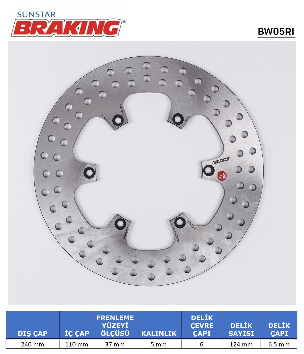 BMW F 650 GS / DAKAR BMW F650 APRILIA PEGASO 650 YUVARLAK ARKA FREN DİSKİ