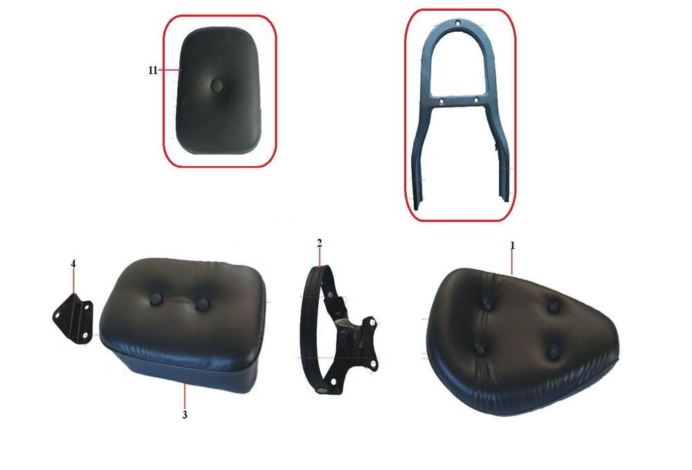 REGAL RAPTOR DD-250E-9 Sisy bar Sırt Yaslama Komple