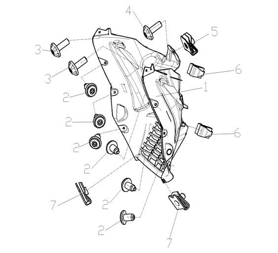 VOGE SR4 MAXİ 350 ÖN İÇ DAVLUMBAZ