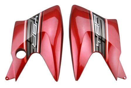 YAMAHA YBR-K DEPO YAN KAPAK SAG-SOL KIRMIZI