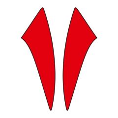 CG KIRMIZI ÇAMURLUK YAN STİCKER