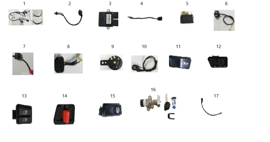 YUKİ ACTİVE 125 MARŞ DÜĞMESİ