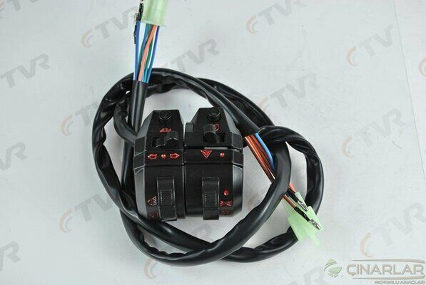 AGK- CG 125 KUMANDA KÜTÜĞÜ KOMPLE SAĞ ve SOL SİYAH CTVR