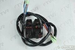 AGK- CG 125 KUMANDA KÜTÜĞÜ KOMPLE SAĞ ve SOL SİYAH CTVR