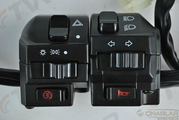 MH DRİFT 125 KUMANDA KÜTÜĞÜ KOMPLE SAĞ ve SOL CTVR