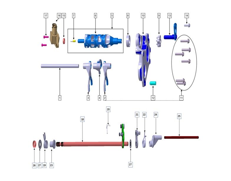 VOGE 900DSX TRANSMİSYON ŞAFTI