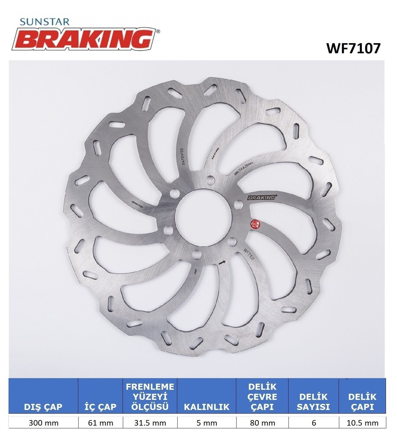 KTM RC 390 KTM DUKE / RC DALGALI ÖN FREN DİSKİ