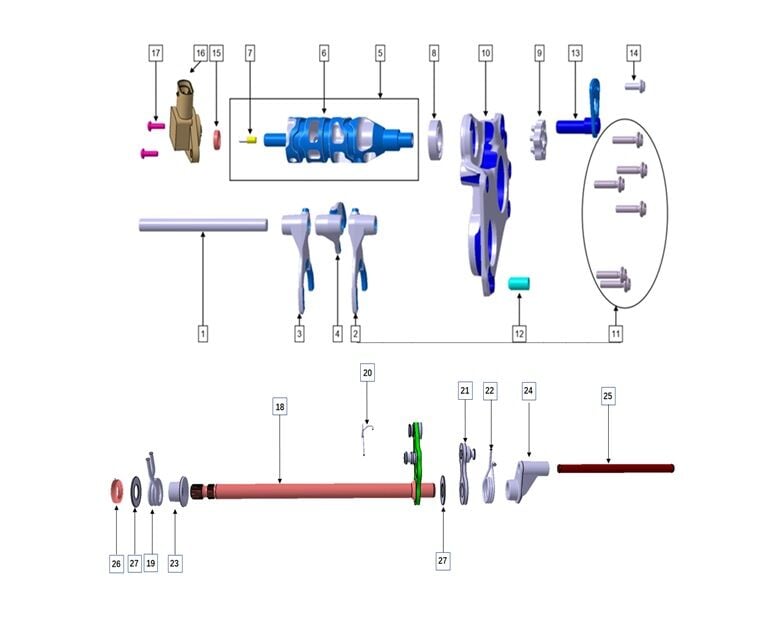 VOGE 900DSX VİTES DEGİŞTİRME İÇ PİM