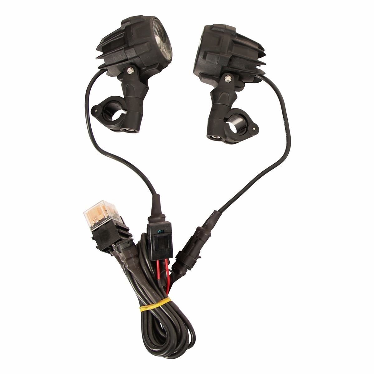 GP Kompozit Large Universal Motosiklet Sis Farı Seti Siyah