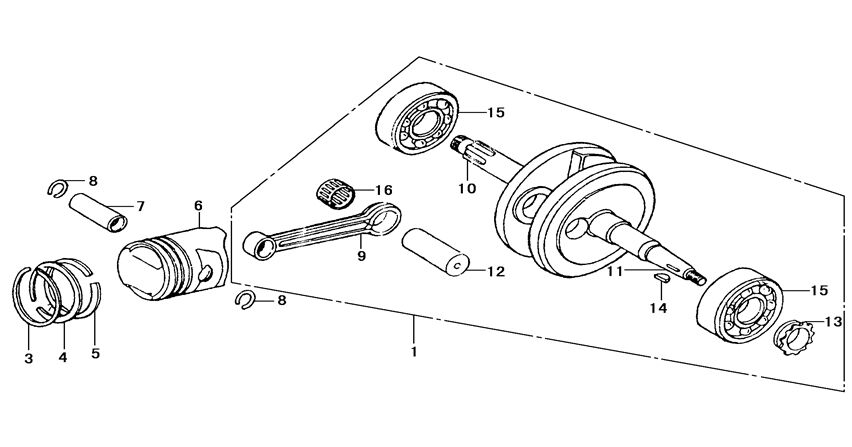 YUKİ GUSTO EFI PİSTON PİMİ