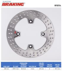 Honda Foresight 250 HONDA YUVARLAK ARKA FREN DİSKİ