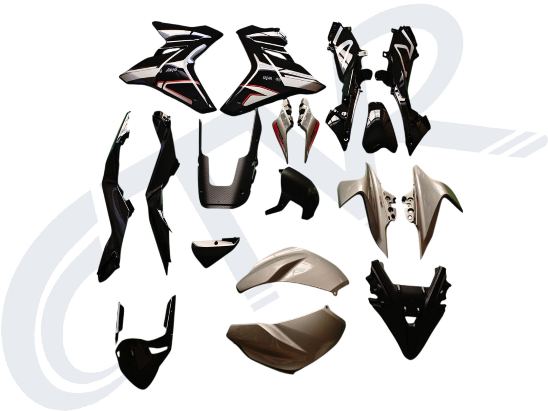 CF MOTO 250SR KAPORTA SET SİYAH CTVR