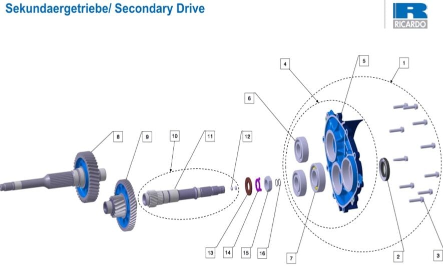 VOGE SR4 MAXİ 350 ŞANZIMAN ARKA VARYATÖR MİLİ