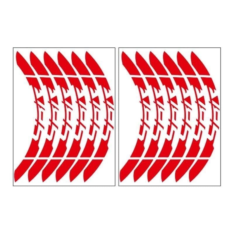 REFLEKTÖR KIRMIZI YAMAHA YBR UYUMLU BÜYÜK 1 SET JANT ŞERİDİ