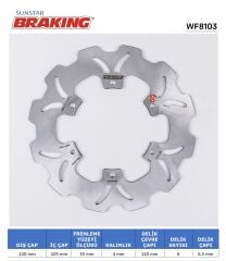 VESPA GTS 150 VESPA GTS 125-250-300 DALGALI ÖN VE ARKA FREN DİSKİ