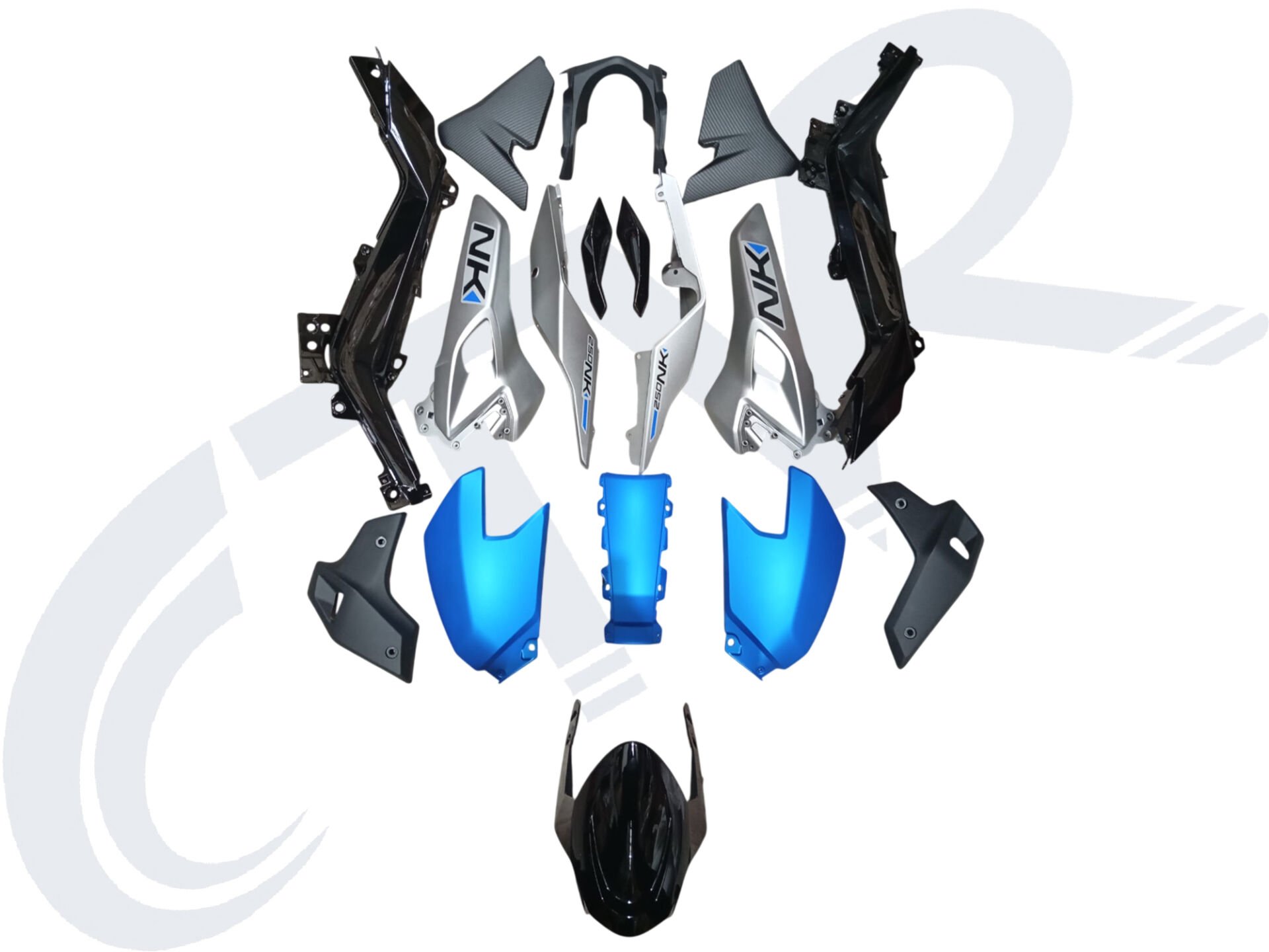 CF MOTO 250NK KAPORTA SET MAVİ CTVR