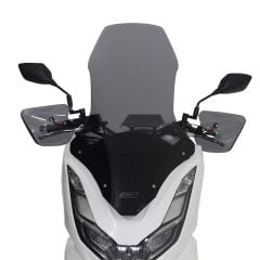 GP Kompozit Honda PCX 125 2021-2024 Uyumlu Ön Tur Camı Füme