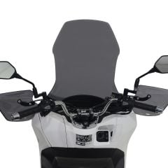 GP Kompozit Honda PCX 125 2021-2024 Uyumlu Ön Tur Camı Füme