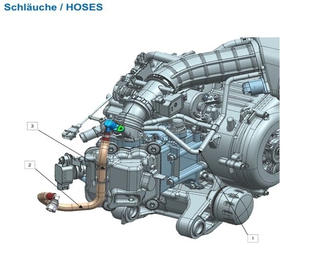 VOGE SR4 MAXİ 350 YAKIT BORUSU SET