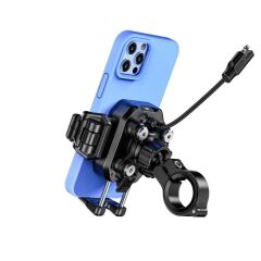 M33 PLUS Titreşim Modüllü Telefon Tutucu (Kablosuz ve TYPE-C Şarjlı )