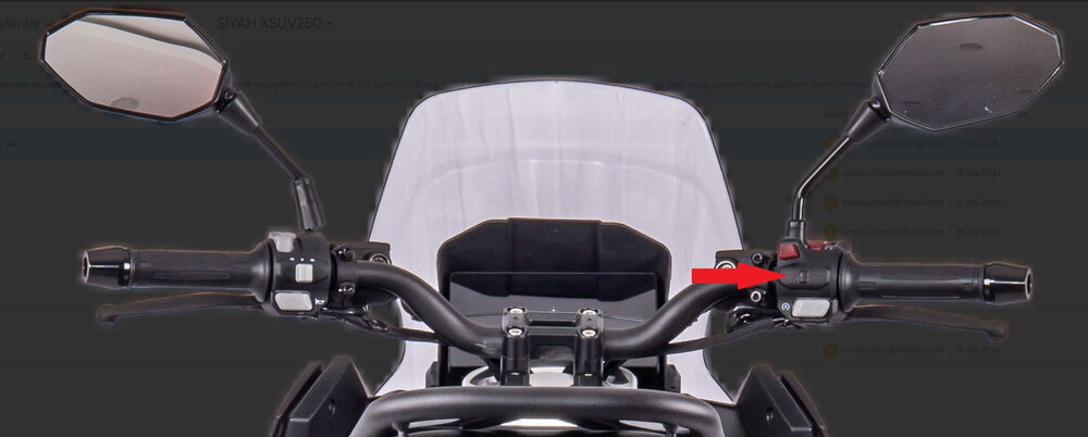 REGAL RAPTOR Xsuv 250 Kumanda Paneli Sağ