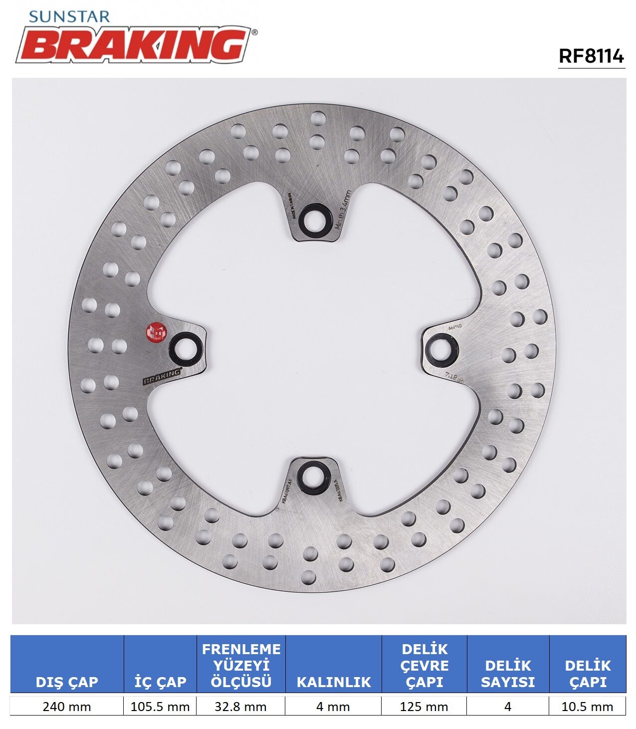 Honda Forza 250 HONDA YUVARLAK ARKA FREN DİSKİ