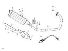 YUKİ GP-1 TARO 250R EGSOZ BOĞAZI