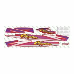 YAMAHA CRYPTON 2000 - 2004 UYUMLU KIRMIZI STİCKER SET 003